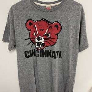 2 two Homage cincinnati uc Bearcat shirts